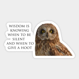 Wisdom Sticker